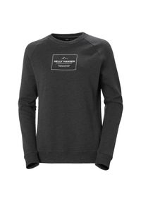 Damski bawełniany sweter Helly Hansen F2F organic. Kolor: czarny. Materiał: bawełna #1