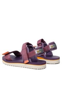 columbia - Columbia Sandały Via Desert Nights BL9018 Bordowy. Kolor: czerwony. Materiał: materiał #6