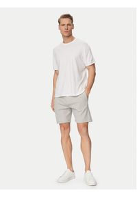 BOSS Szorty sportowe Structure 50540581 Szary Regular Fit. Kolor: szary. Materiał: bawełna. Styl: sportowy #5