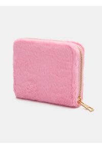 Sinsay - Portfel ze sztucznym futerkiem - różowy. Kolor: różowy. Materiał: futro #1