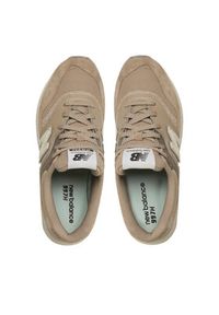 New Balance Sneakersy CM997HPI Beżowy. Kolor: beżowy. Materiał: zamsz, skóra #3