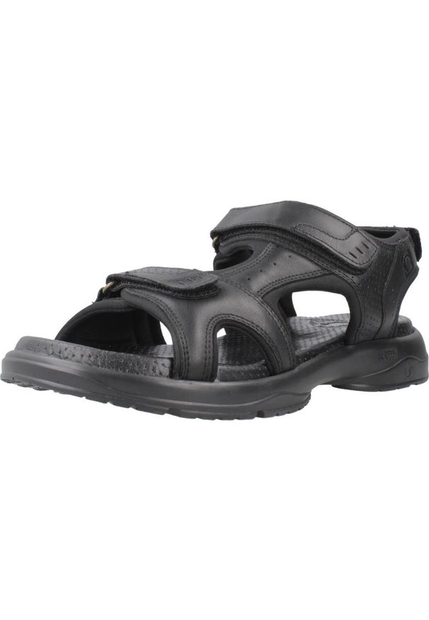 CORONEL TAPIOCA - Sandały CORONEL TAPIOCCA C627 11 Czarny. Kolor: czarny. Materiał: tkanina, skóra. Sport: turystyka piesza