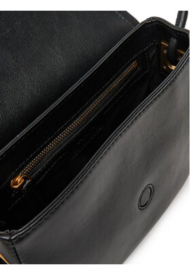 Pinko - PINKO Torebka Saddle Mini AI 24-25 PLTT 103831 A1ZX Czarny. Kolor: czarny. Materiał: skórzane