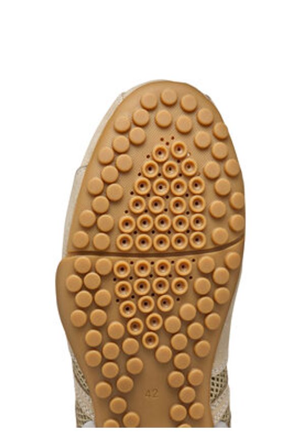 Geox Sneakersy U Snake Original U55MNA 02214 C5004 Beżowy. Kolor: beżowy. Materiał: skóra, zamsz