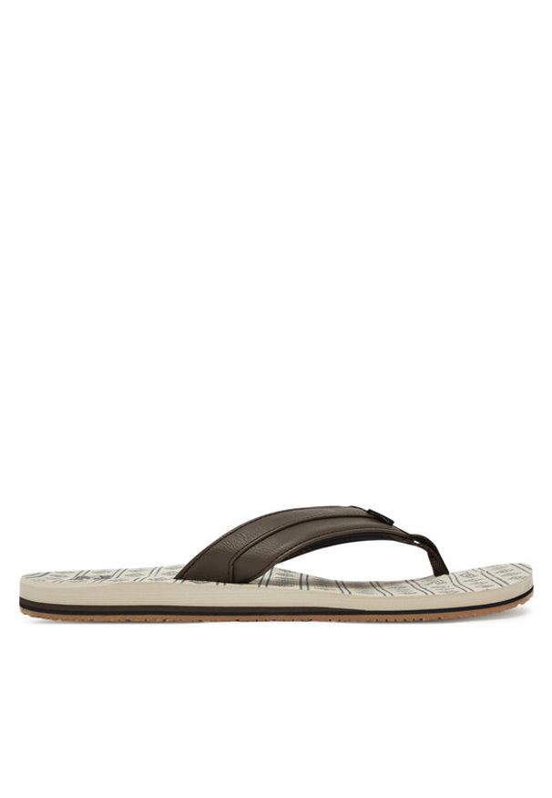 Billabong Japonki EBYL100030 Brązowy. Kolor: brązowy. Materiał: skóra