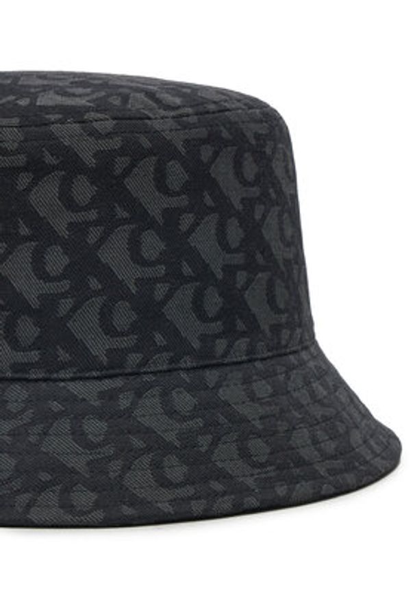 Calvin Klein Jeans Kapelusz Logo Jacquard Bucket Hat LV04K5059G Czarny. Kolor: czarny. Materiał: poliester, materiał