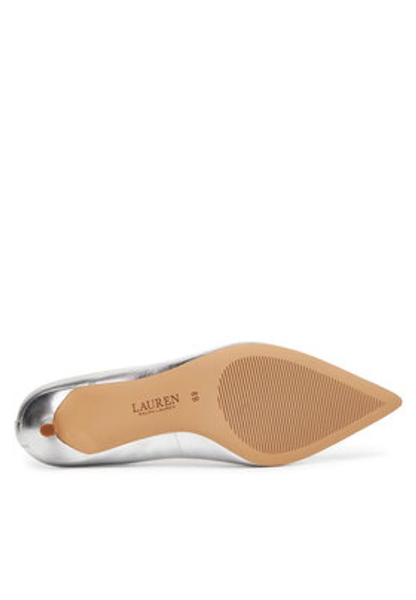 Lauren Ralph Lauren - LAUREN RALPH LAUREN Czółenka 802978834001 Srebrny. Kolor: srebrny. Materiał: skóra. Obcas: na szpilce