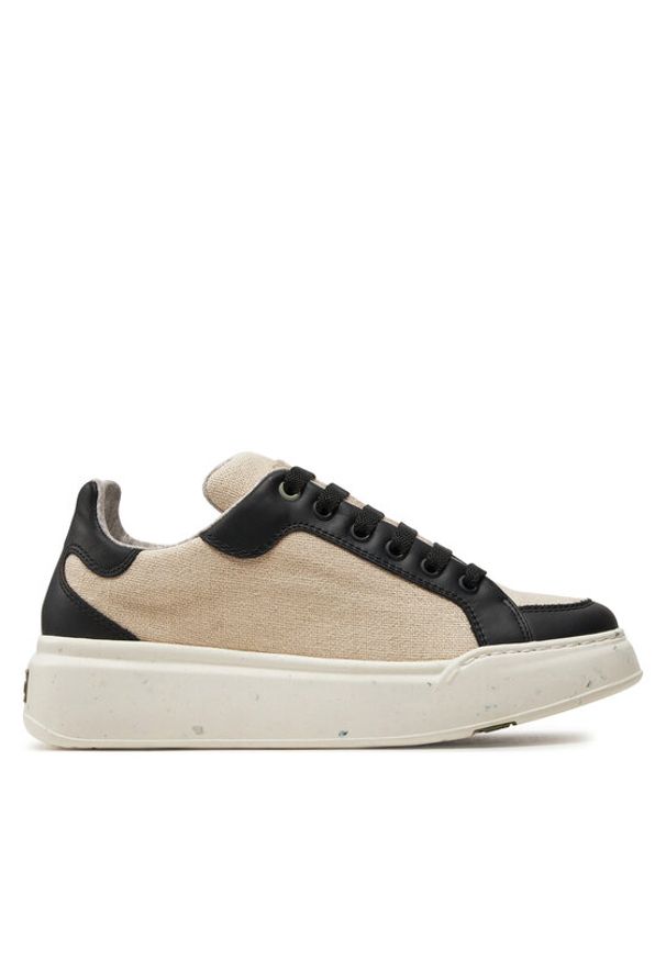 Max Mara Sneakersy Maxihempgreen 24147610326 Beżowy. Kolor: beżowy. Materiał: materiał
