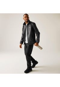 Kurtka turystyczna męska Lyle IV Regatta przeciwdeszczowa. Kolor: szary. Sport: turystyka piesza #1