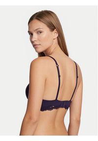TOMMY HILFIGER - Tommy Hilfiger Biustonosz push-up UW0UW06051 Granatowy. Kolor: niebieski. Materiał: syntetyk. Rodzaj stanika: push-up #4