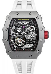 NoName - Zegarek męski Tsar Bomba TB8208T-02 biały. Kolor: biały #1