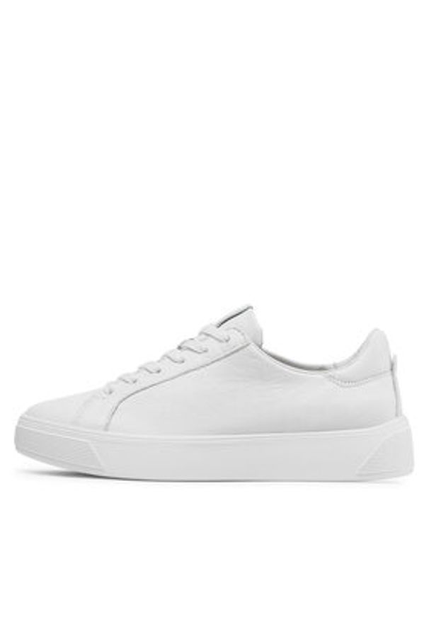 ecco - ECCO Sneakersy Street Tray W 29114301007 Biały. Kolor: biały. Materiał: skóra
