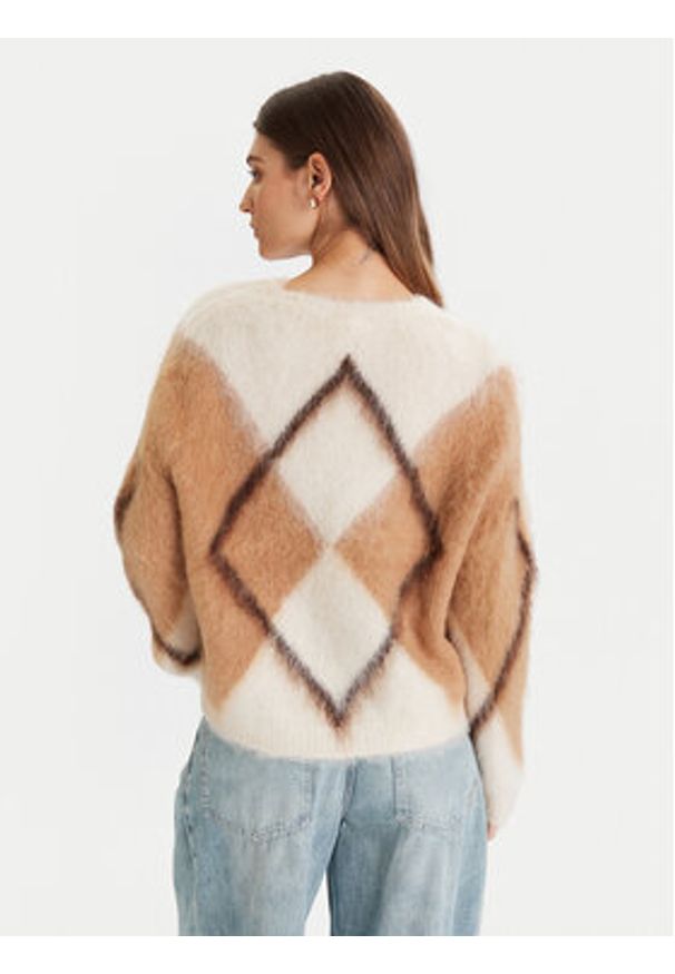 ViCOLO Sweter 55042F Écru Regular Fit