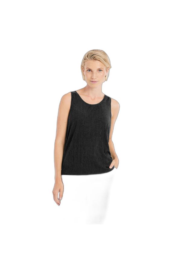 Damski tank top Protest Fields. Okazja: na co dzień. Kolor: czarny. Styl: casual