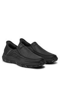 skechers - Skechers Sneakersy 204810 BBK Czarny. Kolor: czarny. Materiał: skóra #3