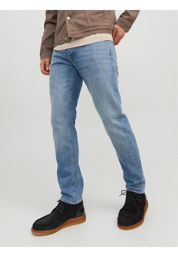 Jack & Jones Jeansy Mike 12237309 Niebieski Tapered Fit. Kolor: niebieski