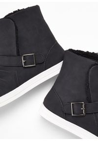 bonprix - Botki zimowe. Zapięcie: sprzączka. Kolor: czarny. Sezon: zima. Obcas: na platformie #2