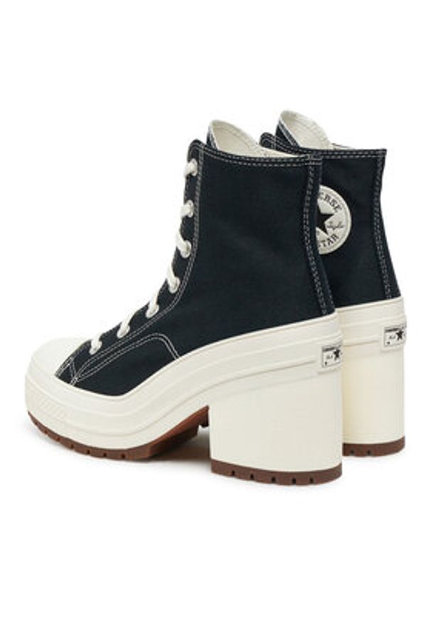 Converse Botki Chuck 70 De Luxe Heel A05347C Czarny. Kolor: czarny. Materiał: materiał