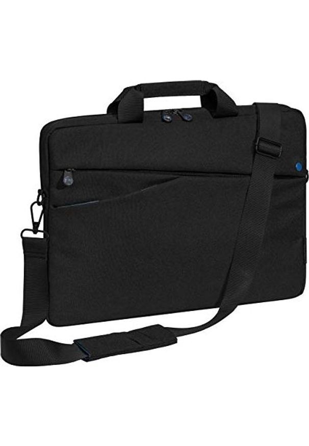 Torba Pedea Torba na laptopa Pedea Modna torba na laptopa do 15,6 cala (39,6 cm) Torba na ramię z paskiem na ramię, czarno-niebieska. Kolor: czarny, wielokolorowy, niebieski