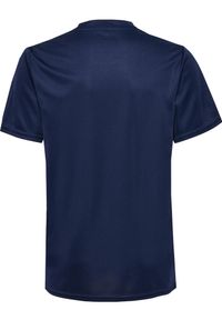 Hummel - Koszulka Sportowa T-Shirt Hmlesssential Jersey Kids. Kolor: niebieski. Materiał: jersey. Sport: piłka nożna