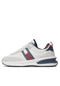 Tommy Jeans Sneakersy Tjm Runner Leather Outsole EM0EM01315 Granatowy. Kolor: niebieski. Materiał: materiał, mesh #6