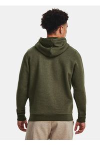 Under Armour - Bluza fitness męska UNDER ARMOUR Icon Fleece Hoodie z kapturem. Typ kołnierza: kaptur. Kolor: zielony. Sport: fitness #2