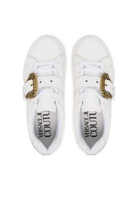 Versace Jeans Couture Sneakersy 79VA3SK9 Biały. Kolor: biały. Materiał: skóra #6