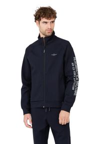 Aeronautica Militare - AERONAUTICA MILITARE Granatowa męska bluza, Rozmiar XL. Kolor: niebieski