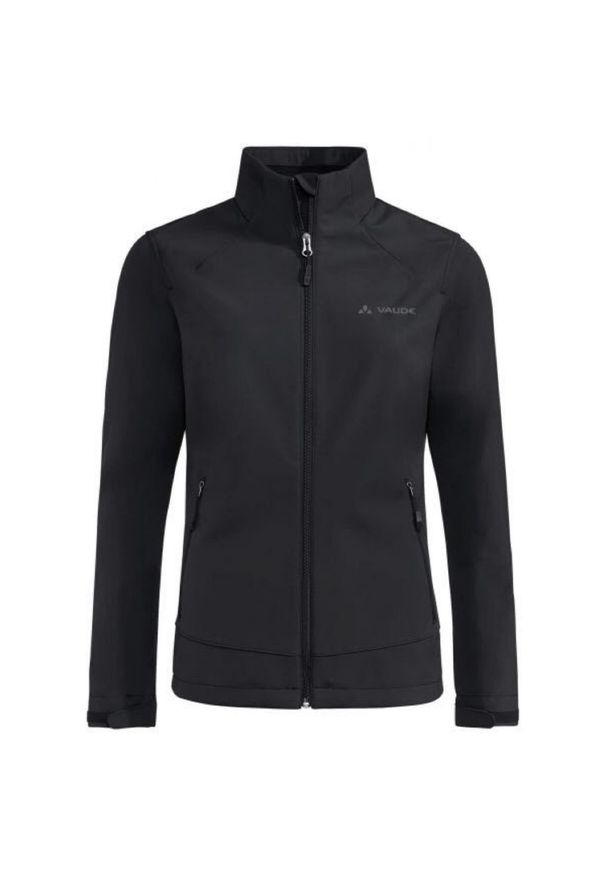 Kurtka softshell damska Vaude Cyclone Jacket VI. Kolor: czarny. Materiał: softshell. Sport: turystyka piesza