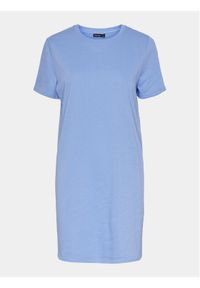 Pieces Sukienka codzienna Chilli Summer 17148120 Niebieski Regular Fit. Okazja: na co dzień. Kolor: niebieski. Materiał: bawełna. Typ sukienki: proste. Styl: casual #1