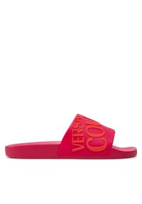 Versace Jeans Couture Klapki 76VA3SQ1 Różowy. Kolor: różowy. Materiał: syntetyk