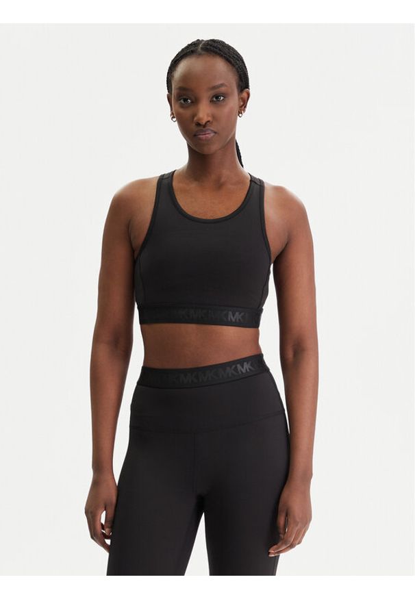 MICHAEL Michael Kors Biustonosz sportowy MR651Z2KND Czarny. Kolor: czarny. Materiał: syntetyk