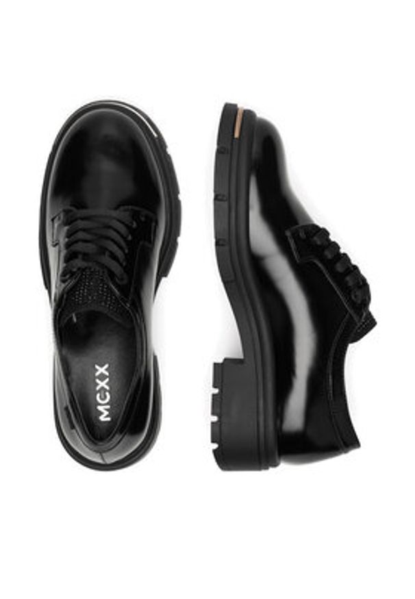 MEXX Mokasyny MI001101043W Czarny. Kolor: czarny. Materiał: skóra