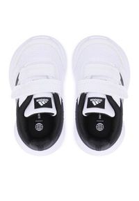 Adidas - adidas Buty Tensaur Run IF0357 Biały. Kolor: biały. Materiał: mesh, materiał. Sport: bieganie
