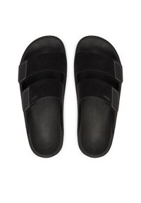 Hugo - HUGO Klapki Evander 50563303 Czarny. Kolor: czarny. Materiał: materiał #3