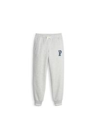 Dziecięcy strój do biegania Puma Squad CL. Kolor: szary. Materiał: poliester, bawełna. Sport: bieganie, joga i pilates #1