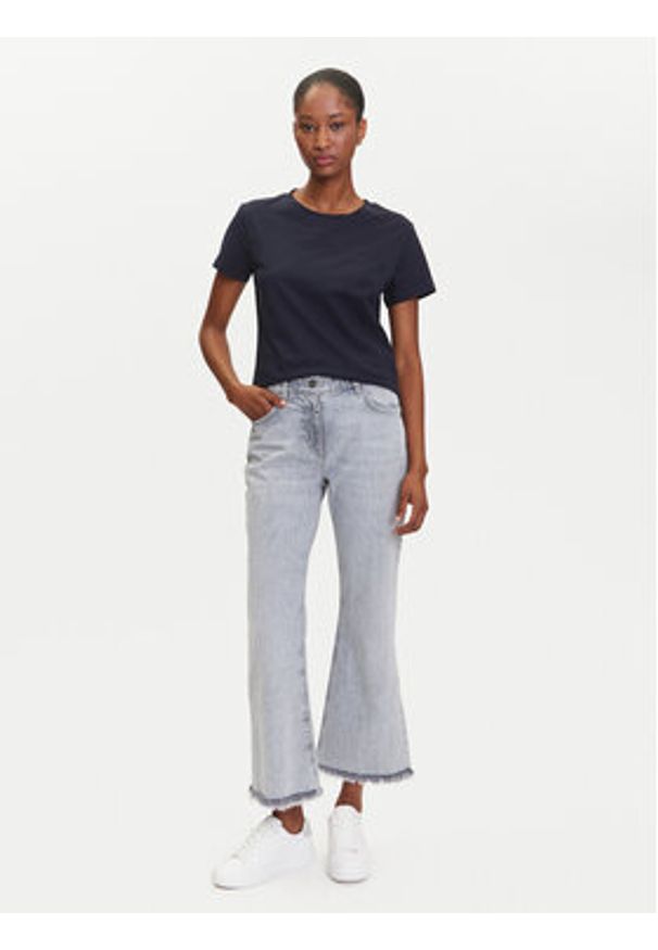 BOSS T-Shirt C_Esogo_1 50506973 Granatowy Slim Fit. Kolor: niebieski. Materiał: bawełna