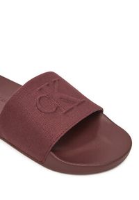 Calvin Klein Jeans Klapki Slide Hf Mono Cv YM0YM01282 Brązowy. Kolor: brązowy. Materiał: materiał
