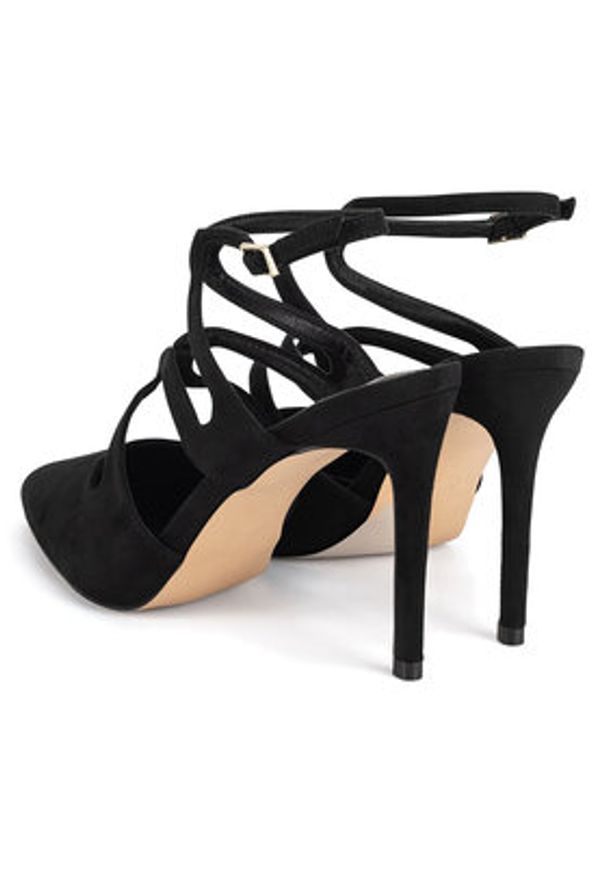 DeeZee Szpilki WYL3616-5 Czarny. Kolor: czarny. Materiał: materiał. Obcas: na szpilce