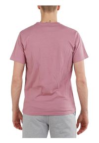 FUNDANGO - T-shirt męski Fundango Basic - T Logo-4 krótki rękaw. Kolor: fioletowy. Materiał: bawełna, materiał. Długość rękawa: krótki rękaw. Długość: krótkie