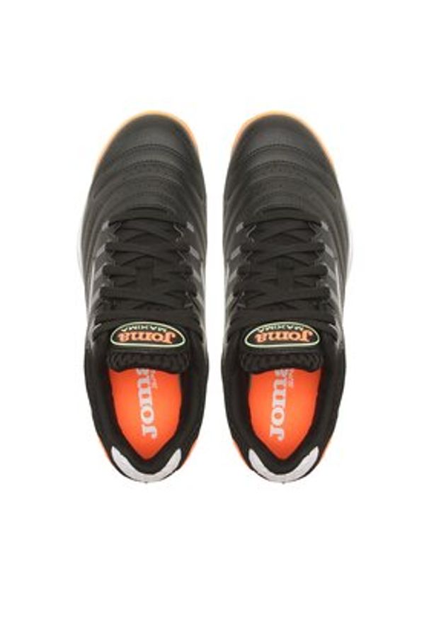 Joma Buty do piłki nożnej Maxima 2301 MAXS2301IN Czarny. Kolor: czarny. Materiał: skóra