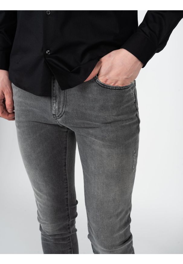 Iceberg Jeansy | 2SK36004 | Mężczyzna | Szary. Okazja: na co dzień. Kolor: szary. Wzór: aplikacja. Styl: elegancki, casual