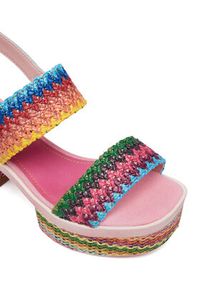 Laura Vita Sandały Noao 03 Różowy. Kolor: różowy. Materiał: materiał #4