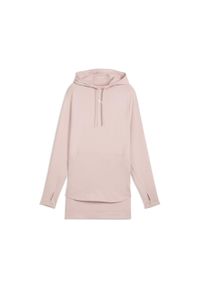 Puma - Damska bluza z kapturem MODEST PUMA Rose Quartz Pink. Typ kołnierza: kaptur. Kolor: różowy