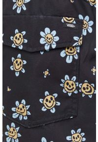 Vans szorty męskie kolor czarny. Kolor: czarny. Materiał: tkanina #3