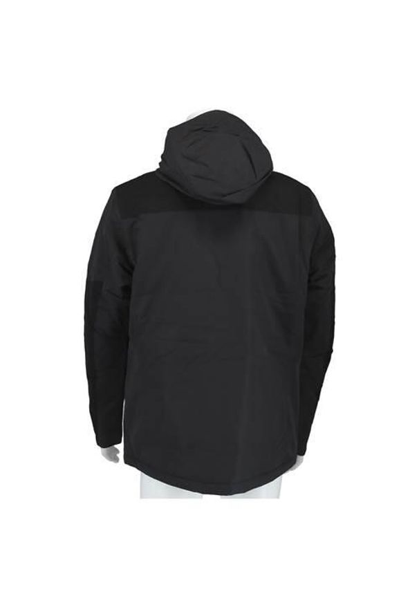 Kurtka w góry męska Jack Wolfskin A618726350. Typ kołnierza: kaptur, golf. Kolor: czarny. Materiał: syntetyk. Sport: wspinaczka