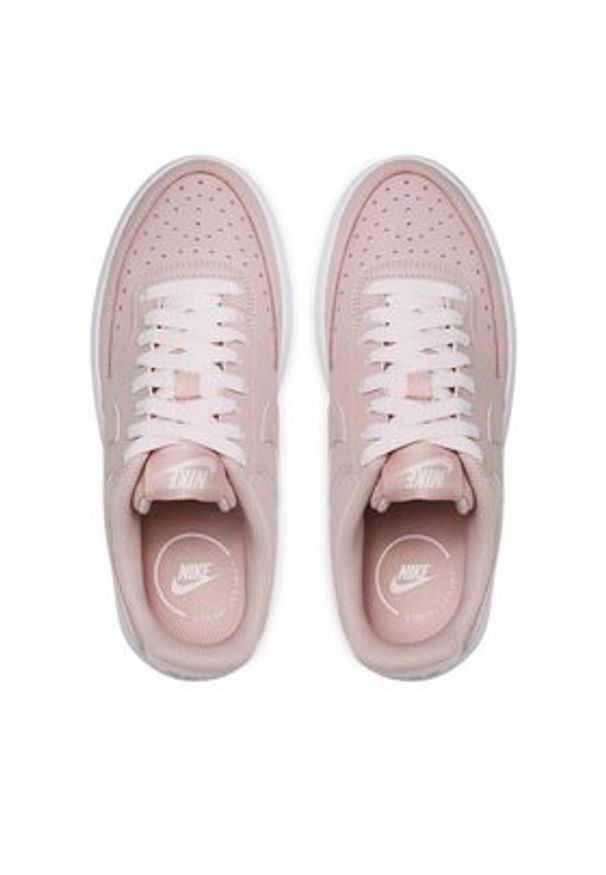 Nike Sneakersy Court Vision Alta DM0113-600 Różowy. Kolor: różowy. Materiał: skóra. Model: Nike Court