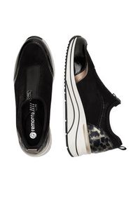 Remonte Sneakersy D0T08-02 Czarny. Kolor: czarny. Materiał: materiał #6