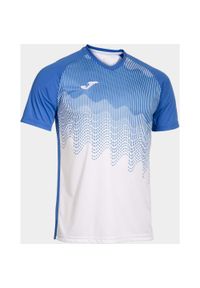 Koszulka męska Joma Tiger VI White-Royal XS. Kolor: wielokolorowy, niebieski, biały. Materiał: mesh. Sport: piłka nożna