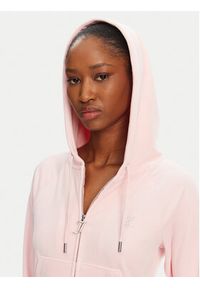 Juicy Couture Bluza Madison JCWA122001 Różowy Slim Fit. Kolor: różowy. Materiał: syntetyk #5